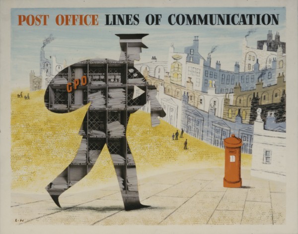Post Office Lines of Communication by VINTAGE POSTER